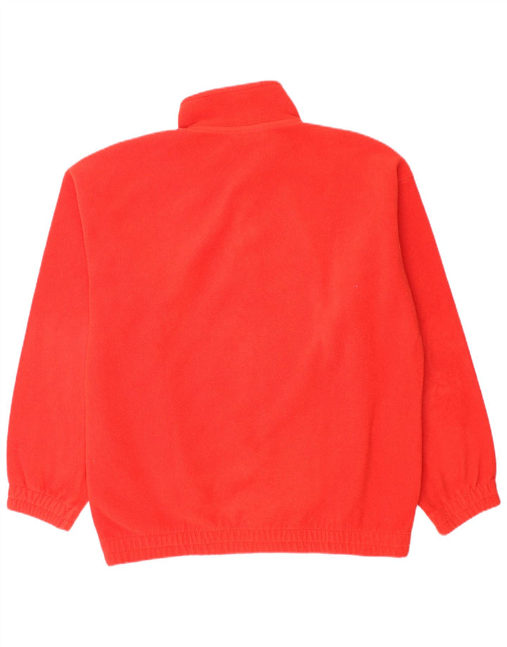 Fila Pull polaire à col boutonné pour homme IT 48 Rouge moyen
