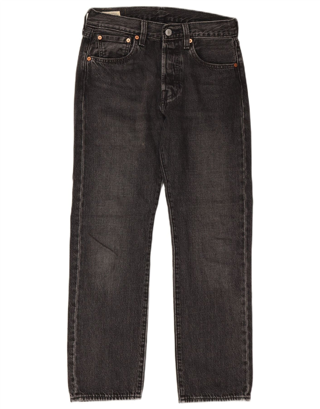 Levi's Jean Droit 501 Homme W28 L28 Gris Coton