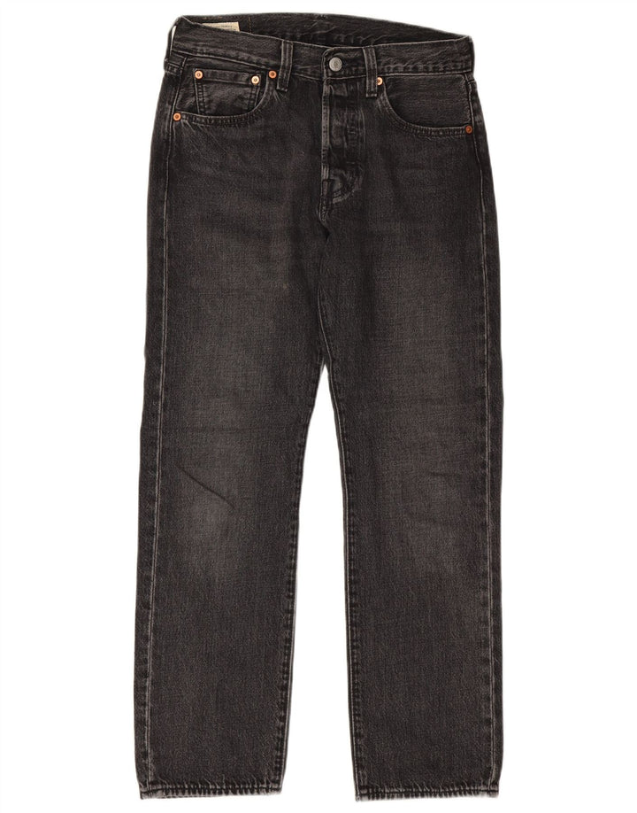 Levi's Jean Droit 501 Homme W28 L28 Gris Coton
