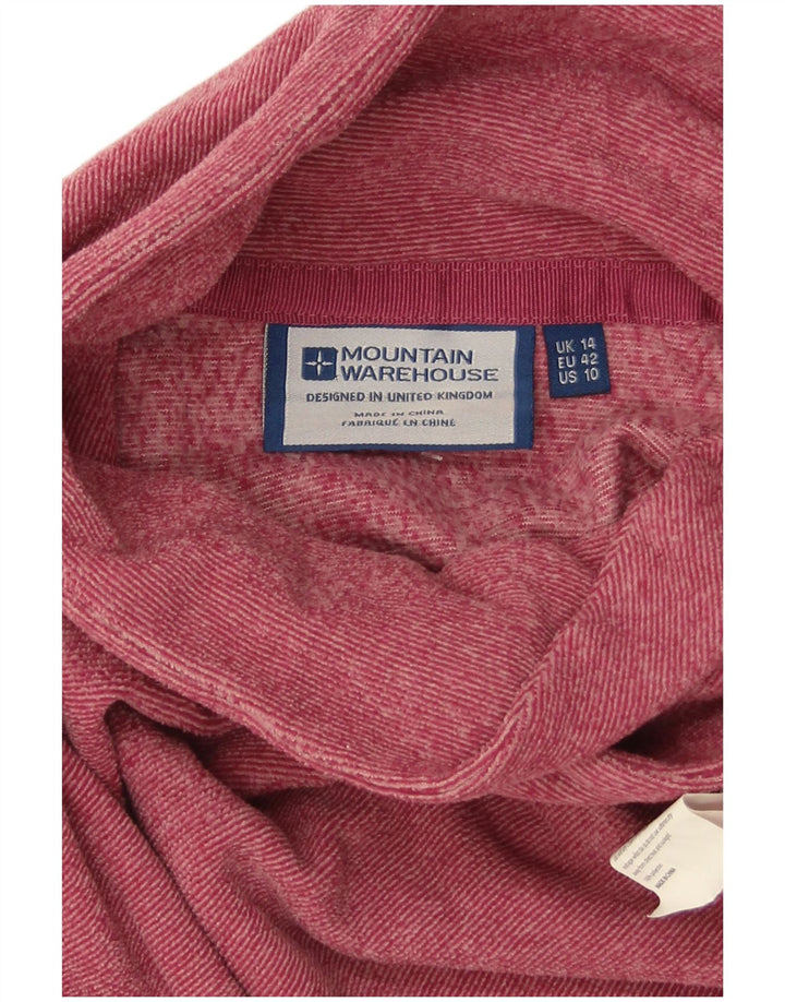 Mountain Warehouse Sweat-shirt pour femme UK 14 Large Rose Polyester