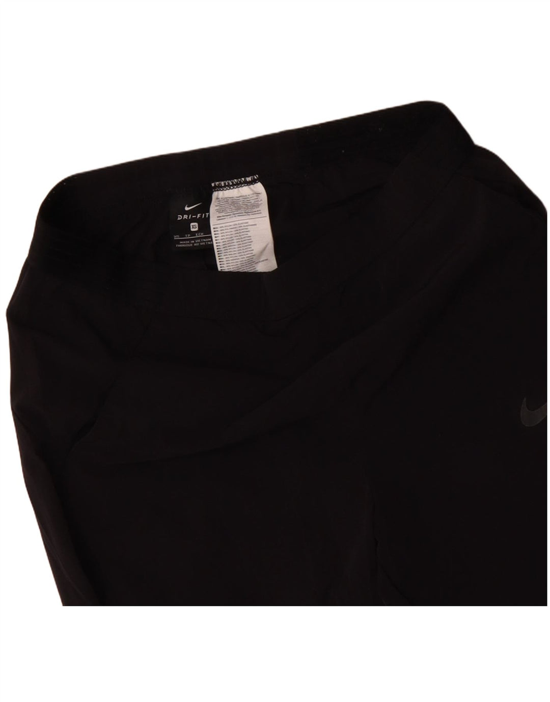 NIKE Pantalon de survêtement Dri Fit pour femme UK 6 XS Noir Polyester