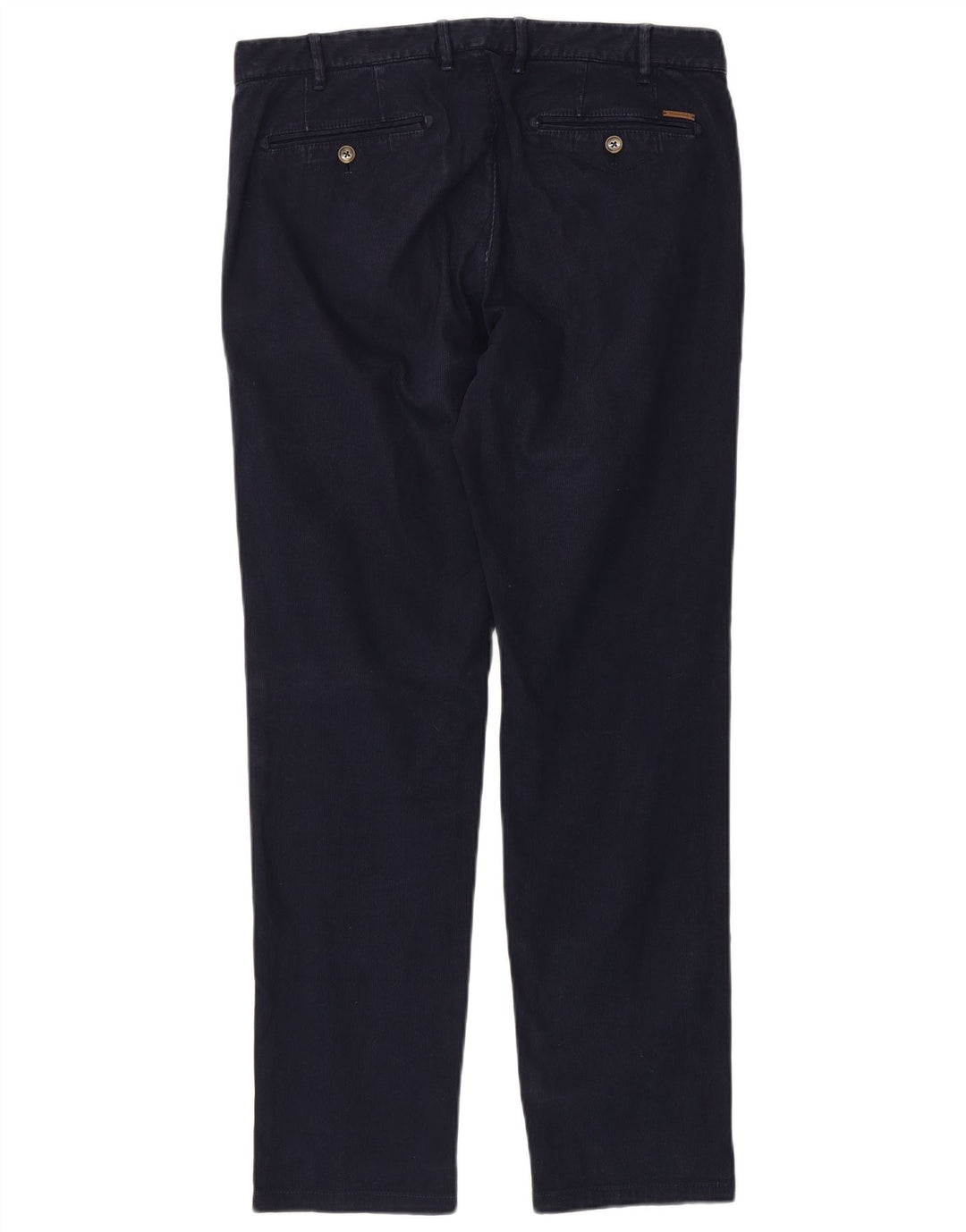 MASSIMO DUTTI Pantalon chino coupe décontractée pour homme EU 42 Large W32 L32 Bleu marine