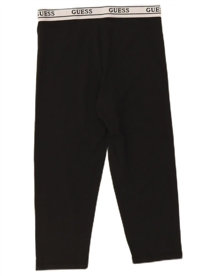 Guess Legging Capri Femme UK 10 Petit Modal Noir