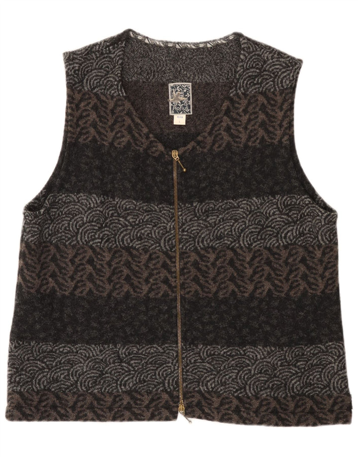 Hofius Cardigan Femme Pull EU 42/44 Grand Multicolore Géométrique