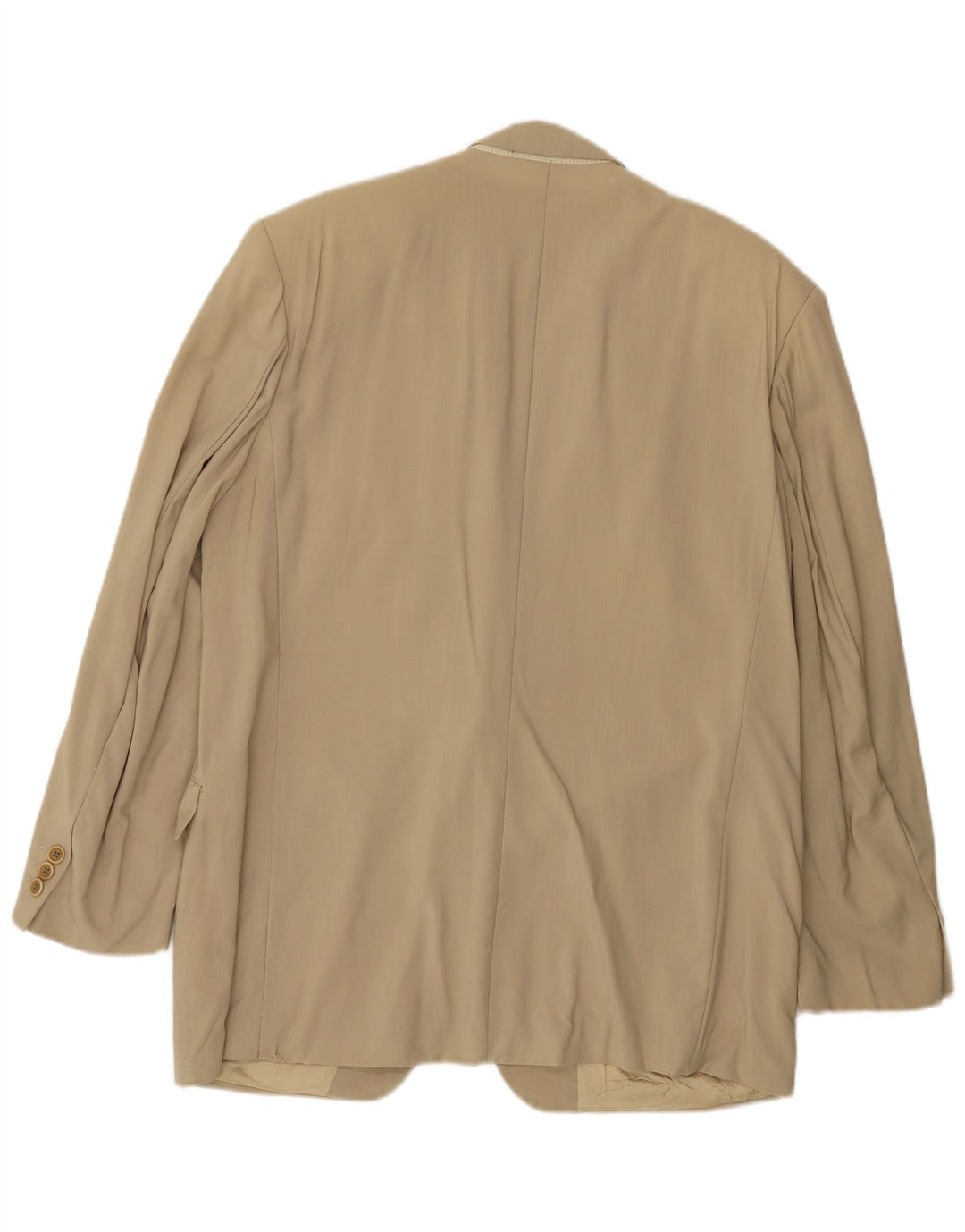 HUGO BOSS Veste Blazer 2 Boutons Homme UK 38 Beige Moyen Laine Vierge