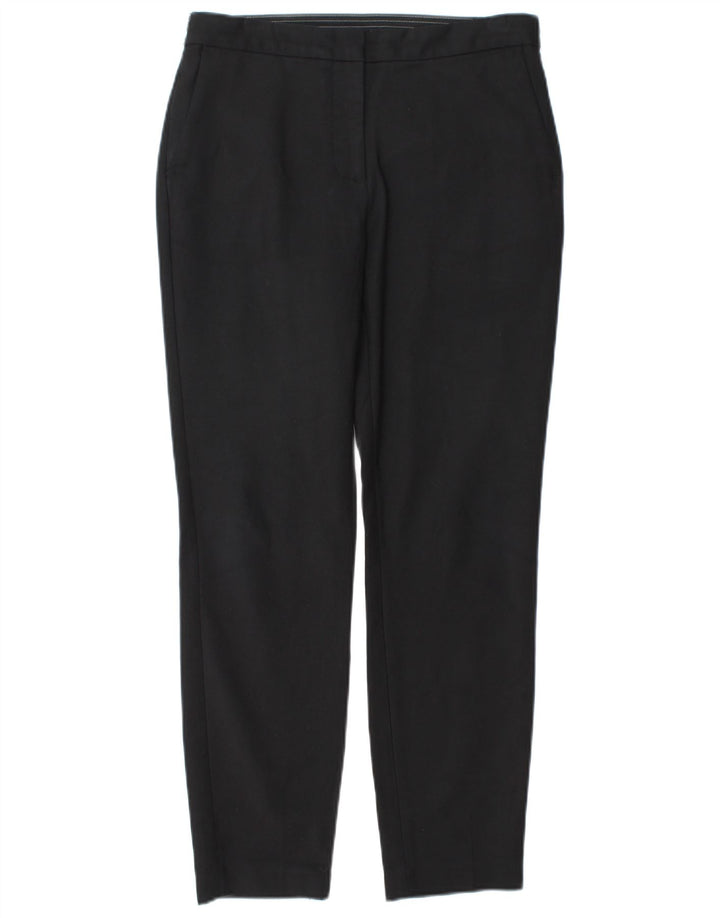 Pantalon Chino Slim Femme Zara Moyen W29 L28 Coton Noir