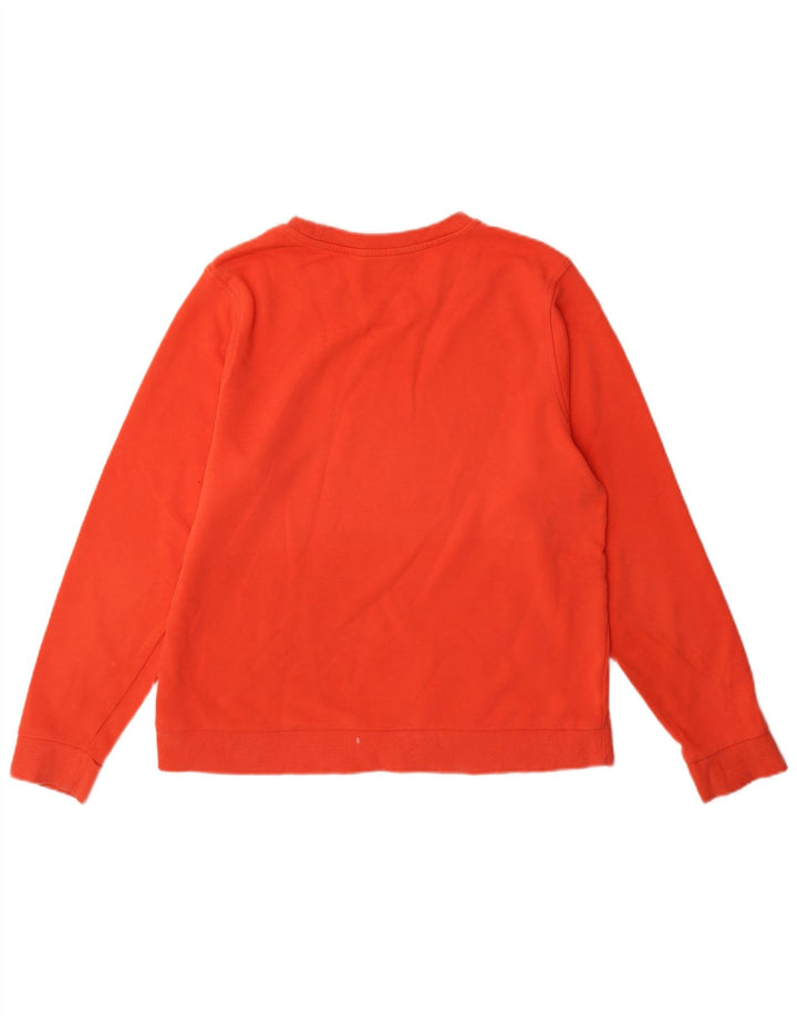 Marks & Spencer Sweat-shirt pour femme UK 14 Large Orange Coton