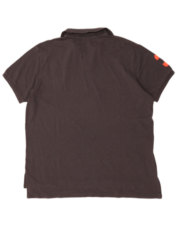 Polo Ralph Lauren Chemise graphique personnalisée XL en coton gris pour homme