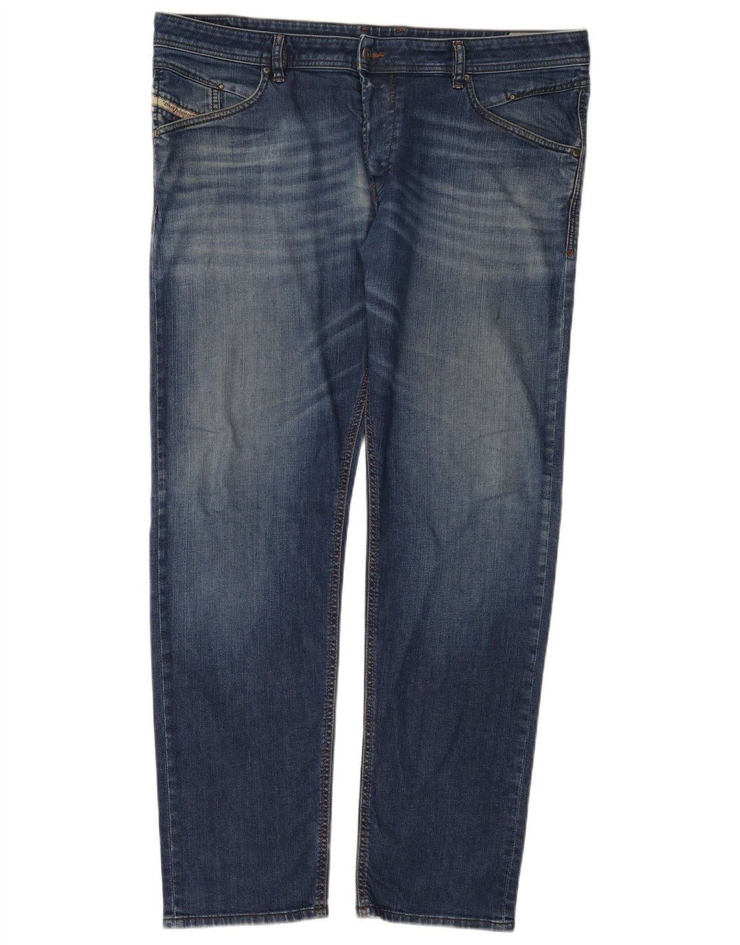 DIESEL Jean Homme Belther Regular Slim Fuselé W40 L32 Bleu Coton