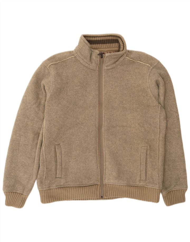 Marks & Spencer Veste de survêtement Blue Harbor pour hommes, grande taille, beige moucheté