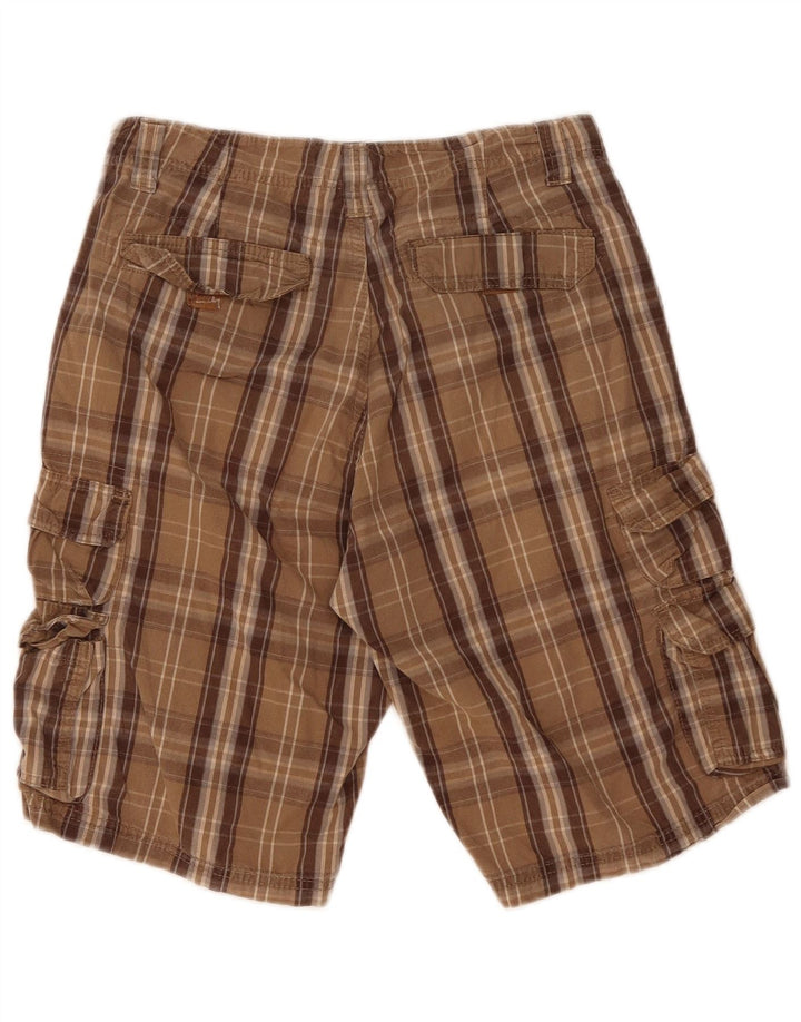 Lee Short cargo pour homme W30 en coton à carreaux marron moyen