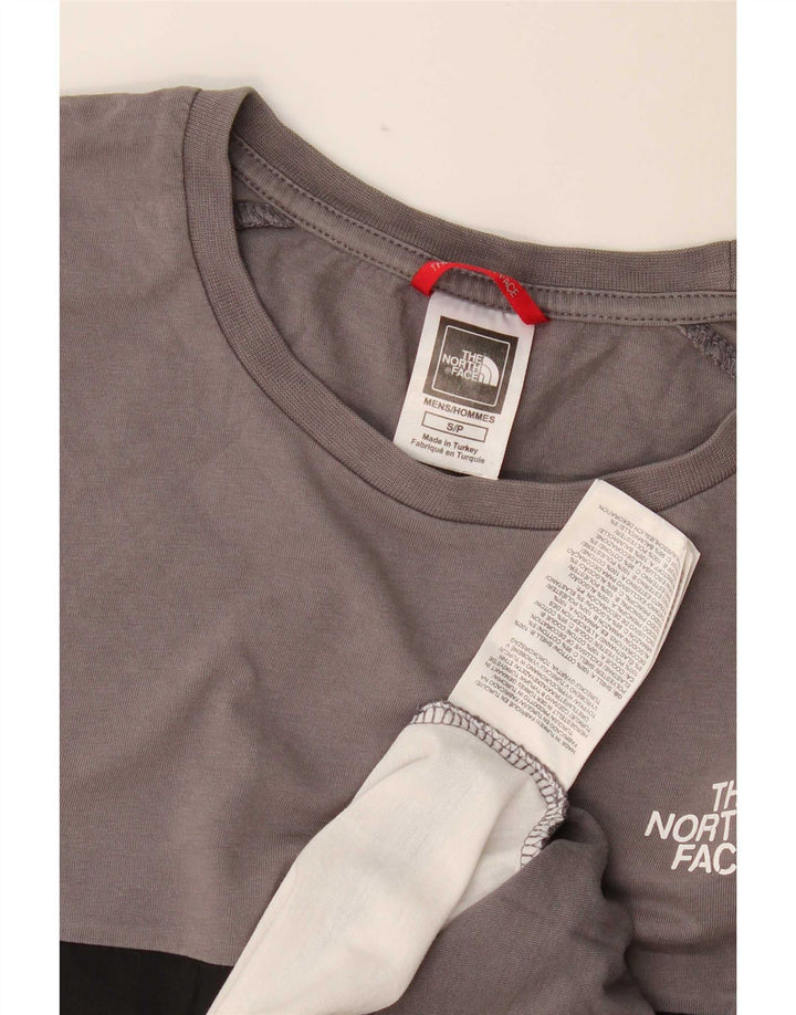 The North Face T-shirt graphique régulier pour hommes, petit, gris, colour block