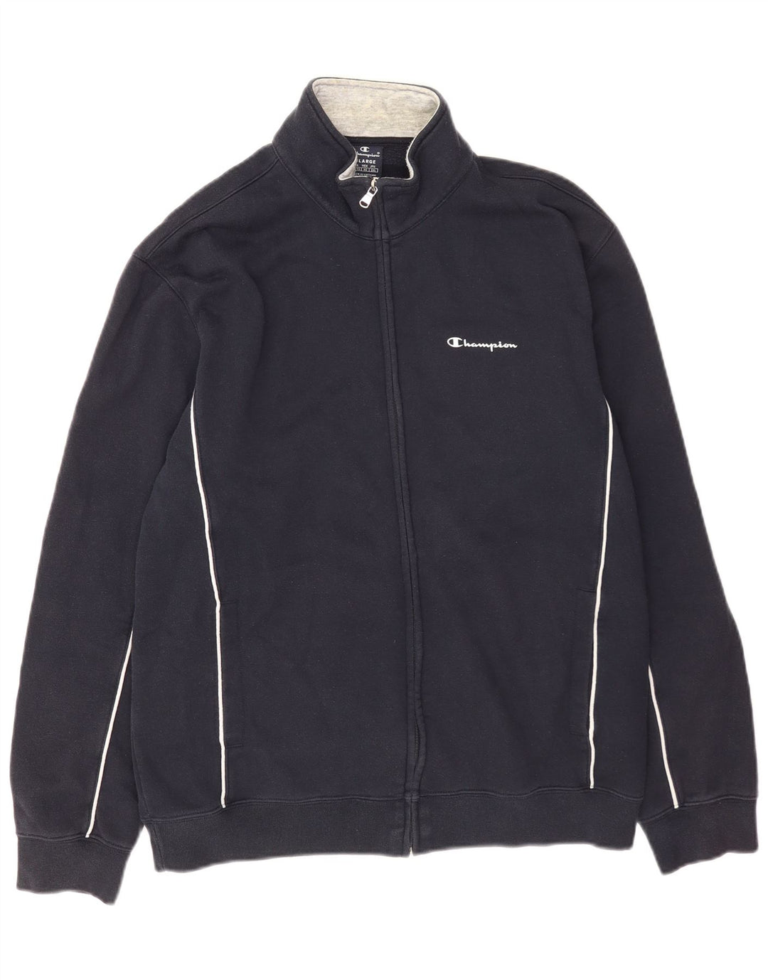 Champion Veste de Survêtement Homme XL Bleu Marine Coton