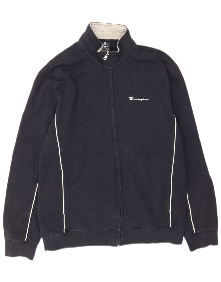 Champion Veste de Survêtement Homme XL Bleu Marine Coton