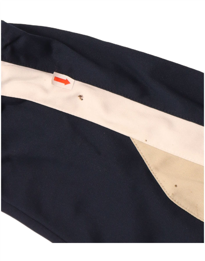 REEBOK Veste de Survêtement Homme Bleu Marine Moyen Colorblock Polyester