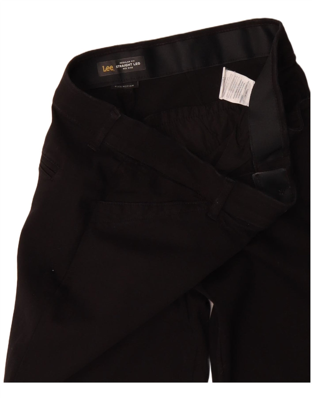 LEE Pantalon décontracté taille moyenne pour femme US 8 Medium W32 L30 Noir