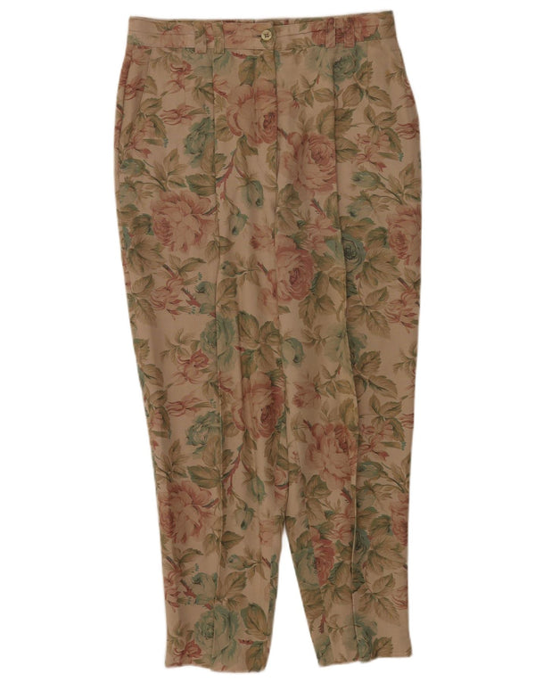 Zerres Pantalon court pour femme EU 40 Medium W30 L25 Beige Floral