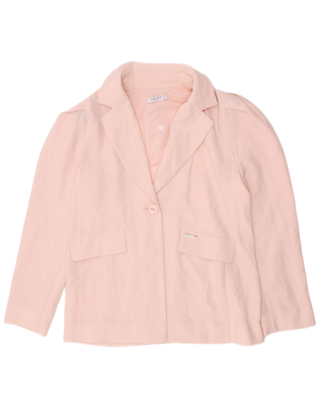 Liu Jo Veste blazer à 1 bouton pour fille 7-8 ans Rose Polyester