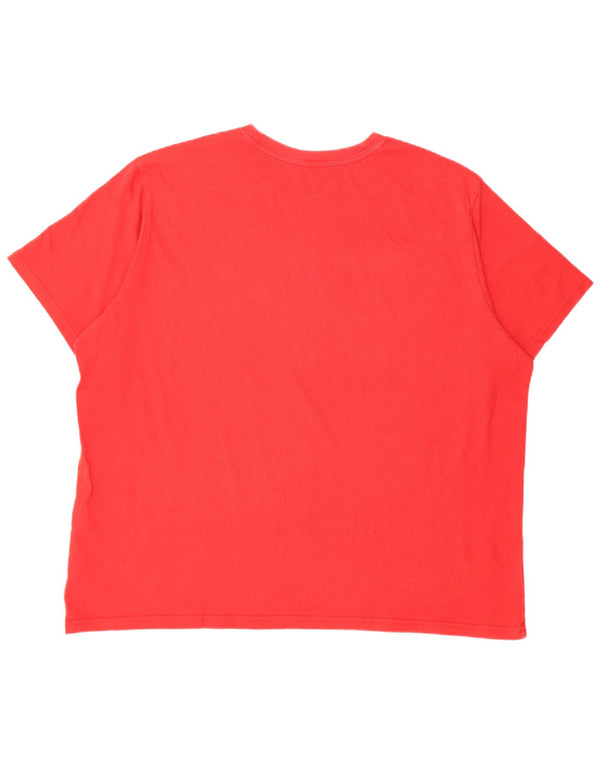 Levi's T-Shirt Graphique Homme 2XL Rouge Coton