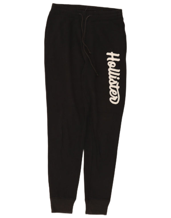 HOLLISTER Pantalon de survêtement graphique pour femme UK 6 XS Noir