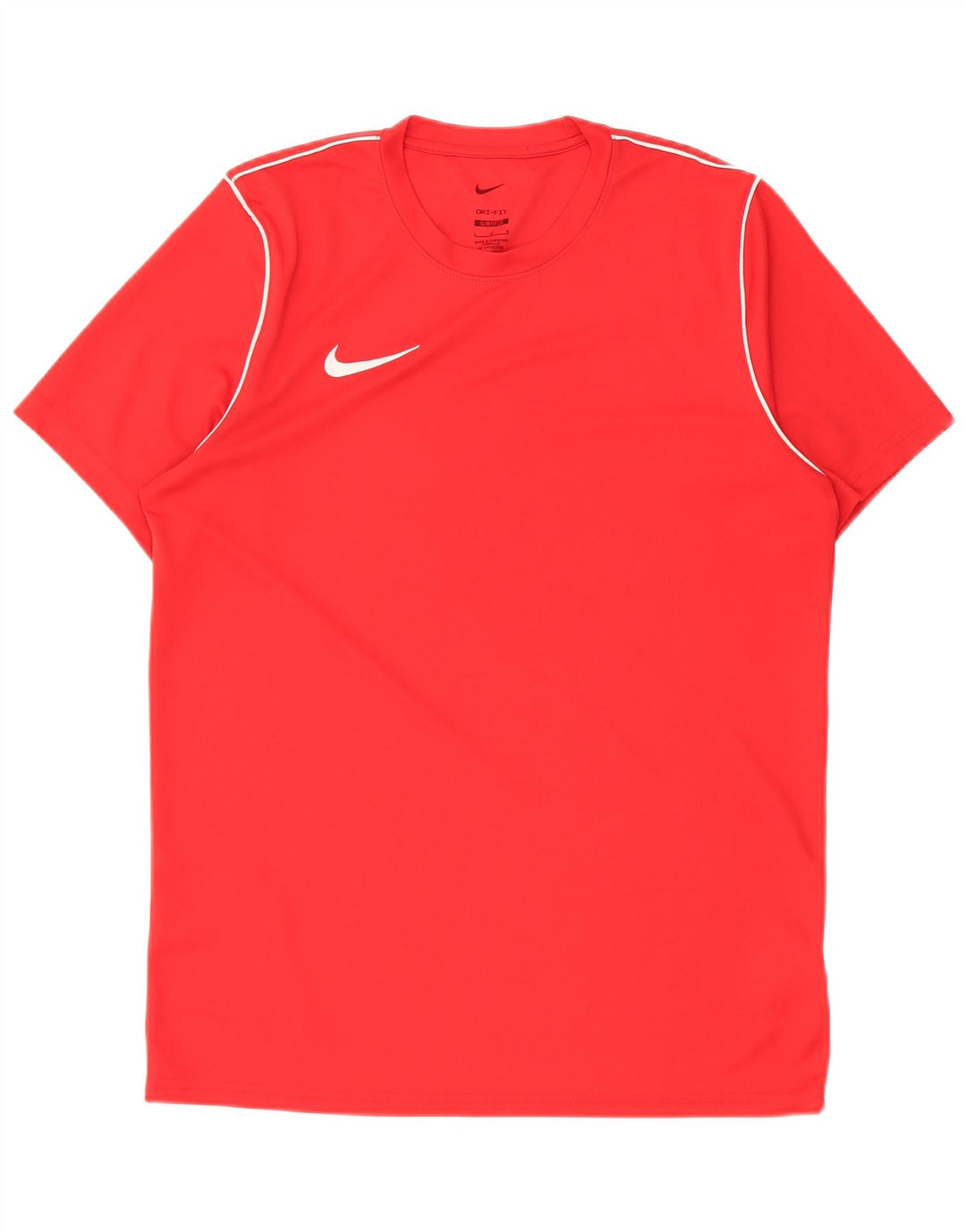 Nike Hommes Dri Fit Slim Fit T-Shirt Haut Grand Rouge Polyester