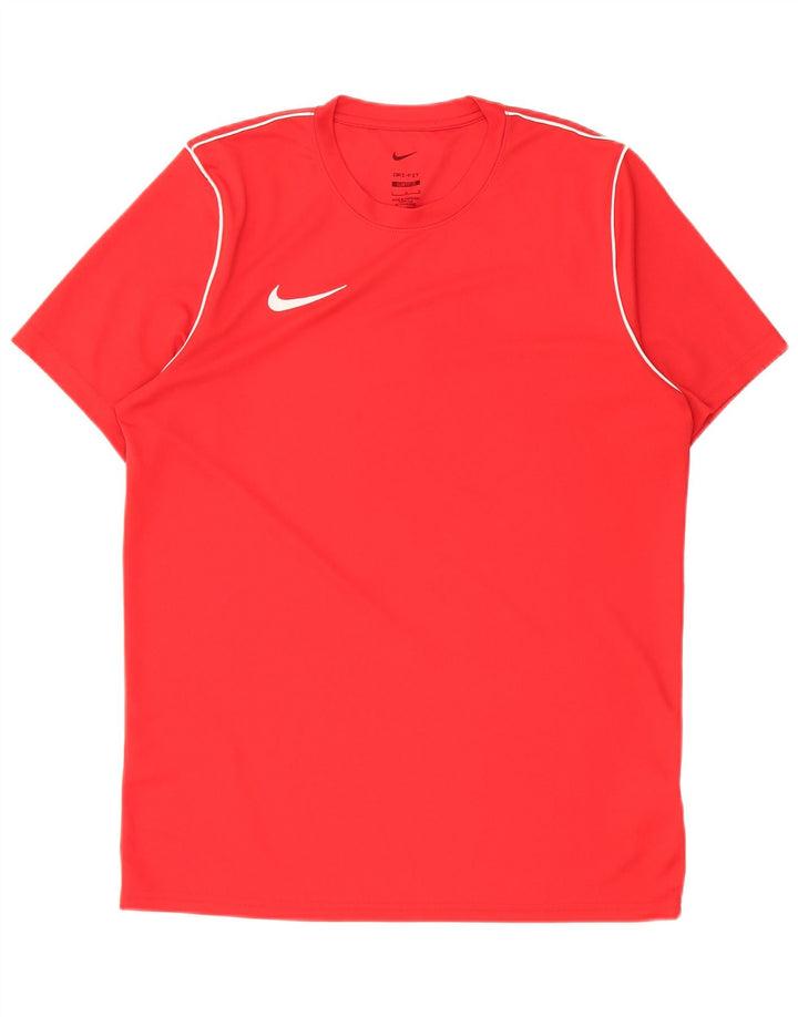 Nike Hommes Dri Fit Slim Fit T-Shirt Haut Grand Rouge Polyester