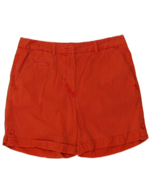 Marks & Spencer Short chino pour femme UK 10 Small W30 Orange Coton