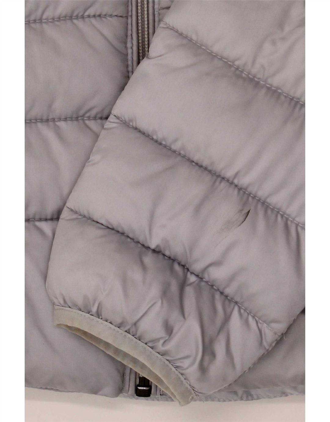 Napapijri Veste matelassée à capuche Geographic pour femme UK 14 Gris moyen