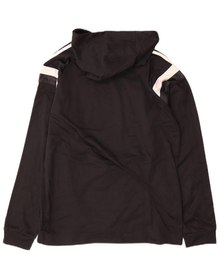 Adidas Pull à capuche pour homme en polyester color block noir moyen