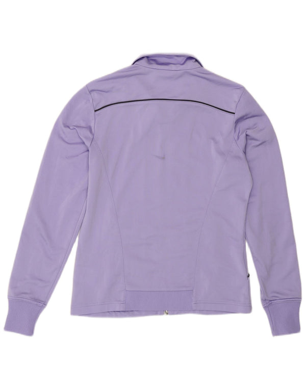 ADIDAS Veste de survêtement pour femme UK 14 Violet moyen Polyester