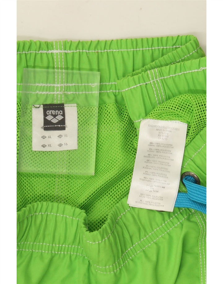 ARENA Short de Bain Homme XL Vert Polyester