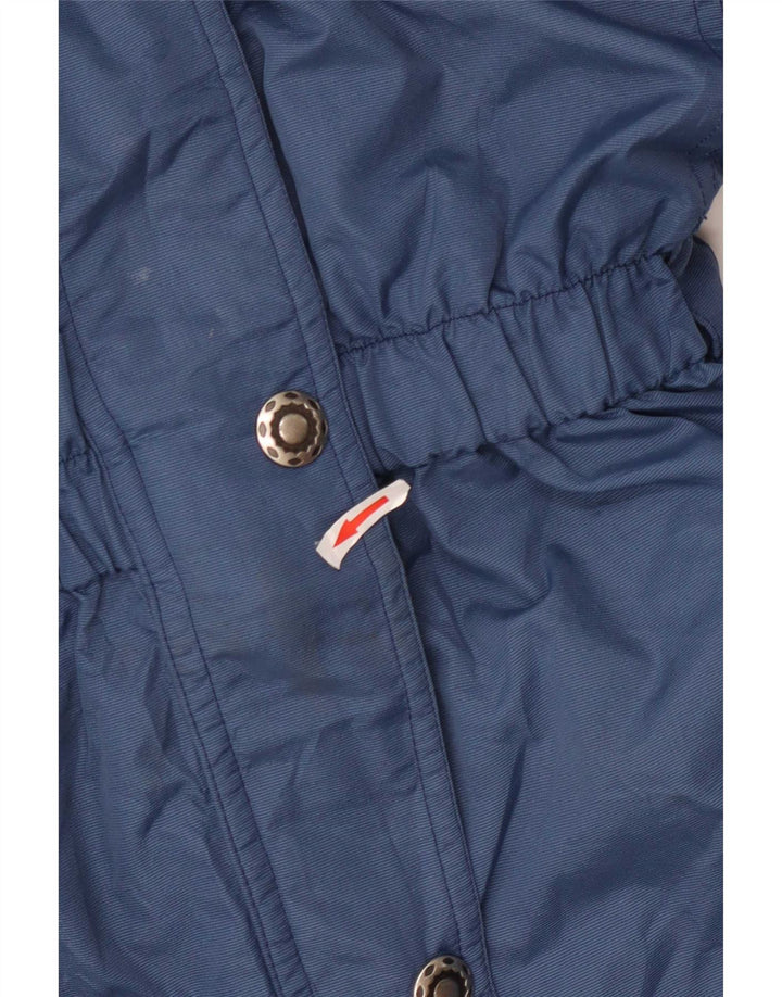 MC Kee's Combinaison de ski surdimensionnée à capuche pour femme UK 16 Large Bleu Polyamide