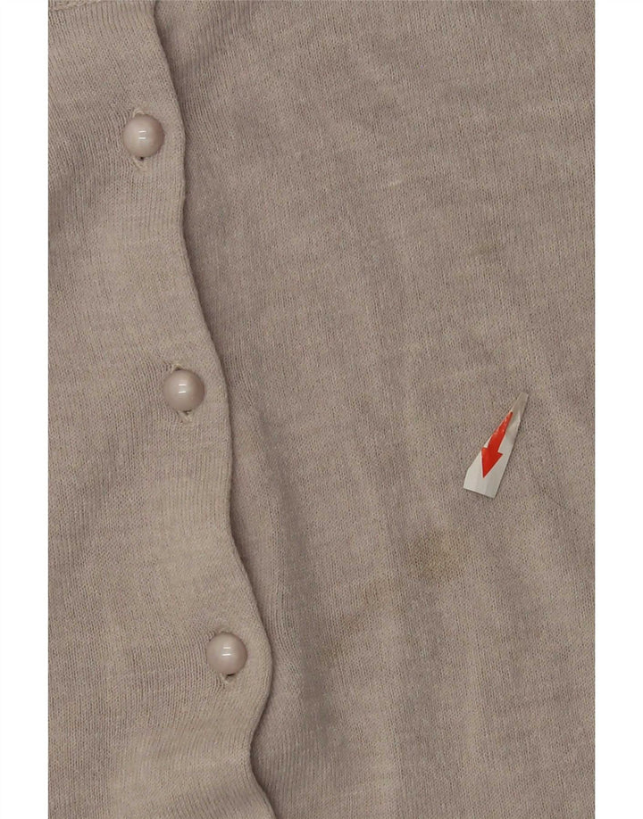 Marks & Spencer Pull Cardigan Femme UK 14 Grand Acrylique Gris