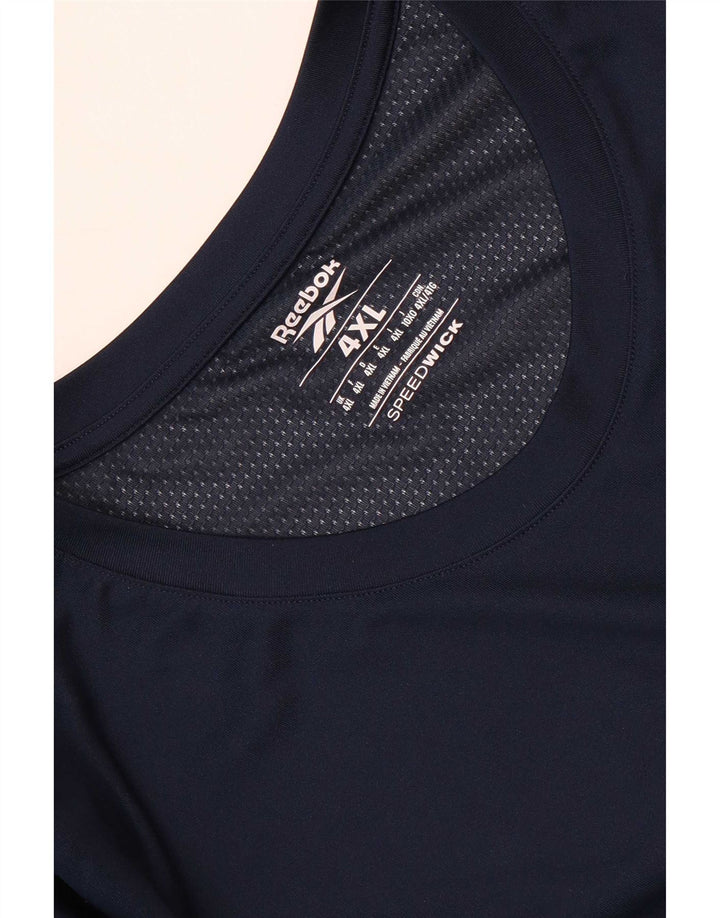 Reebok T-Shirt Homme Top 4XL Bleu Marine