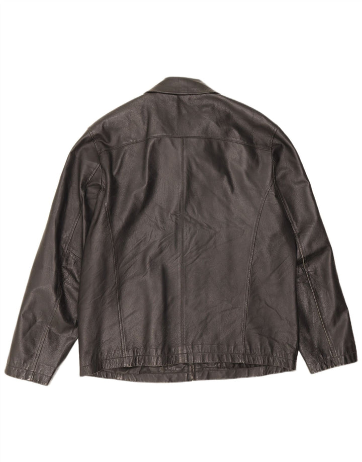 Veste en cuir homme Private IT 52 XL Noir