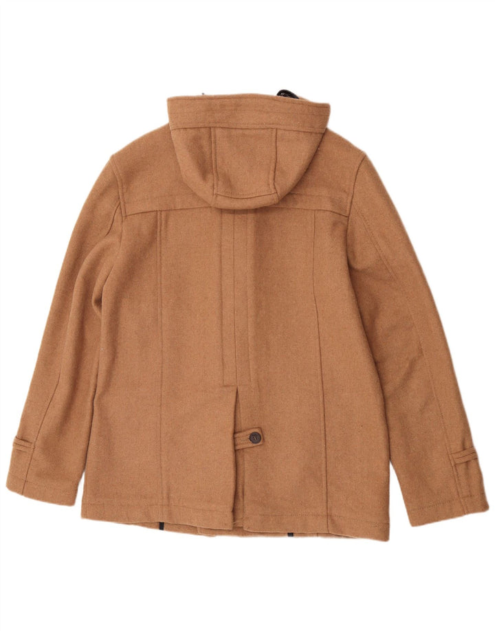 Pull & Bear Duffle-coat à capuche pour homme UK 42 XL Beige Polyester