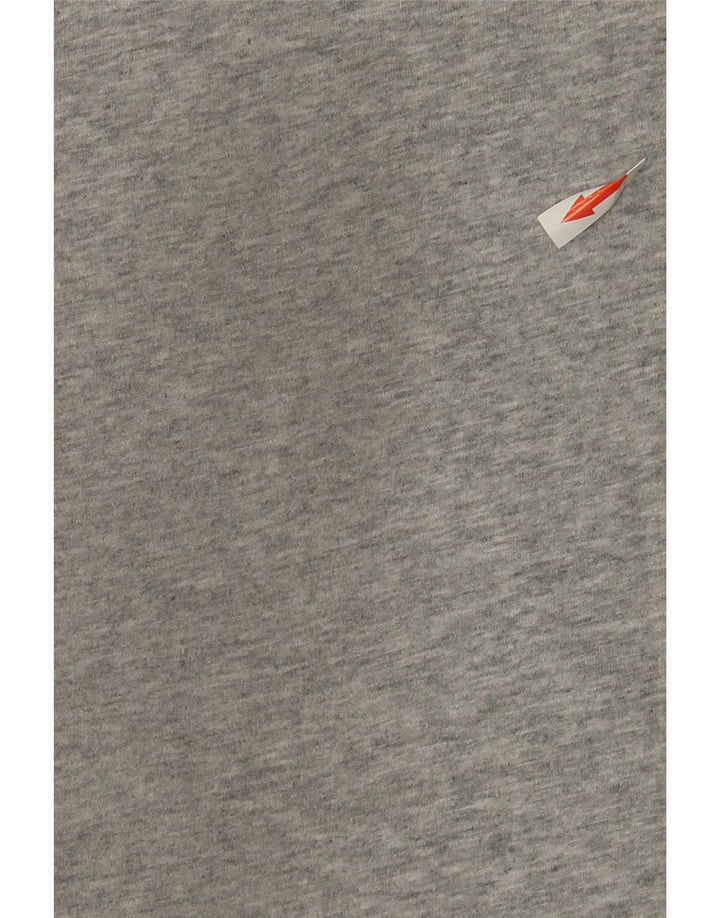 Nike Homme Dri Fit Graphic T-Shirt Haut Gris Moyen Moucheté Coton