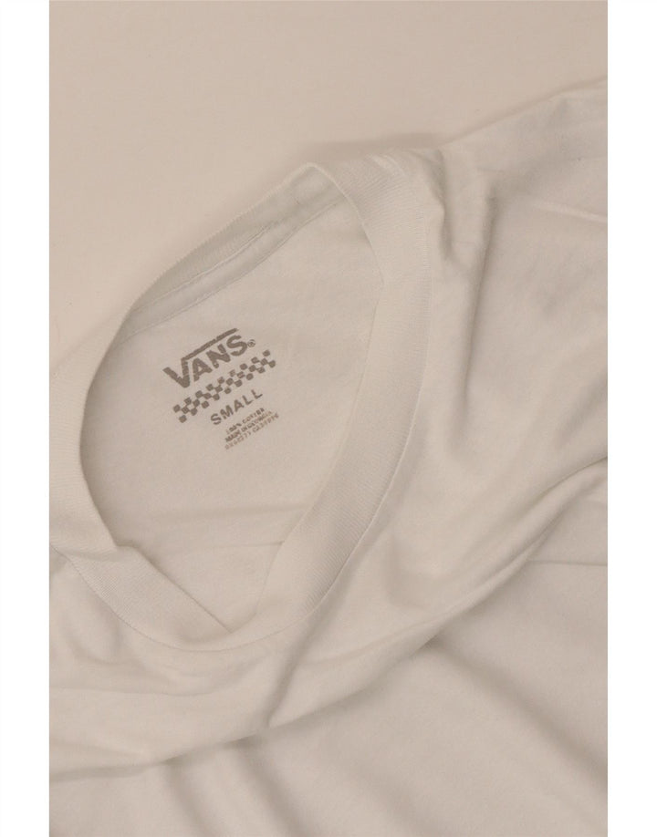 Vans T-Shirt Homme Petit Blanc Coton