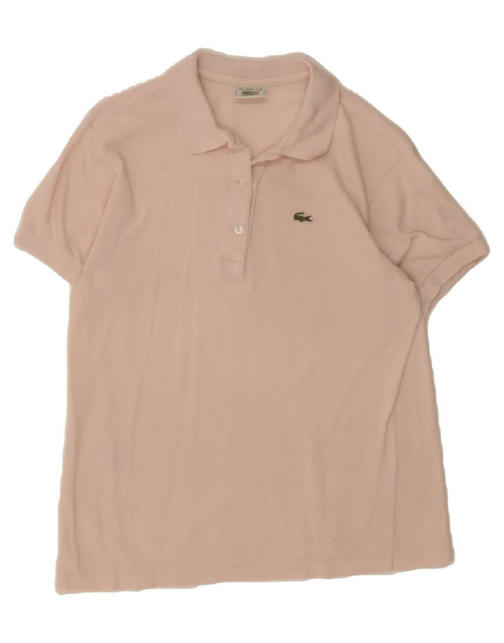 LACOSTE Womens Polo Shirt Size 38 Medium Pink Cotton Vintage Lacoste and Second-Hand Lacoste from Messina Hembry 
