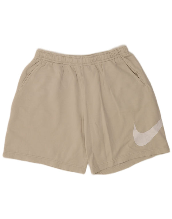 Nike Mens Graphic Sport Shorts XL  Beige Cotton