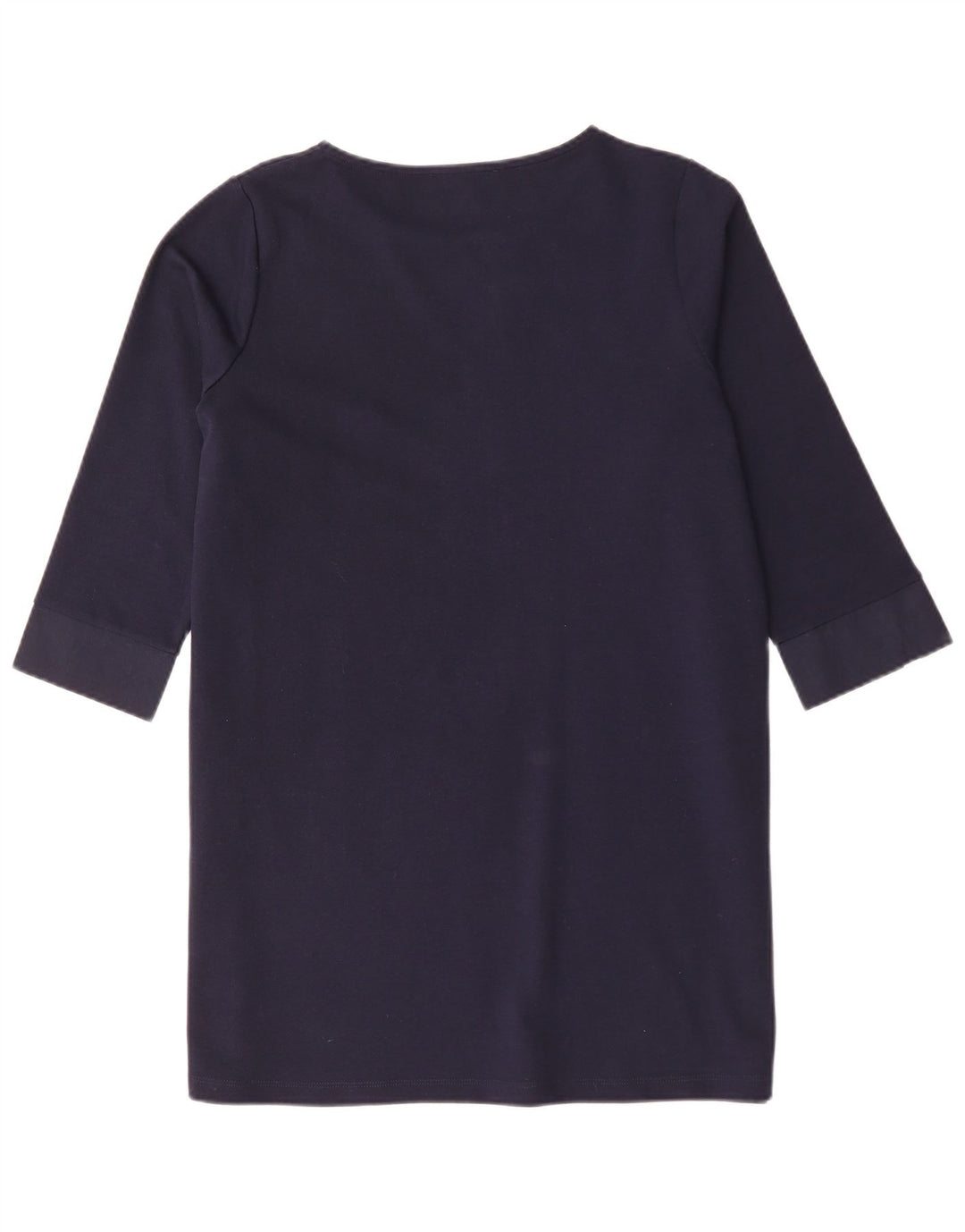 Marks & Spencer Robe basique à manches 3/4 pour femme UK 16 Large Bleu marine classique