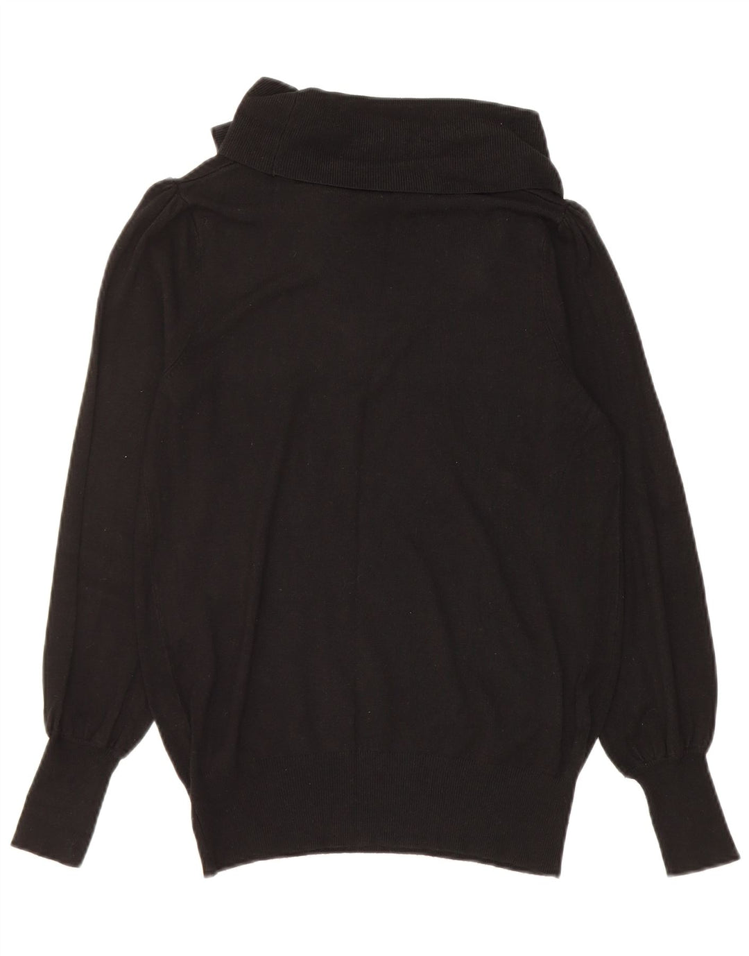 Marks & Spencer Pull col roulé pour femme UK 12 Medium Noir Viscose