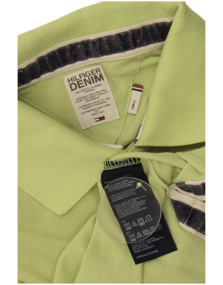 TOMMY HILFIGER Polo Homme Petit Vert Coton