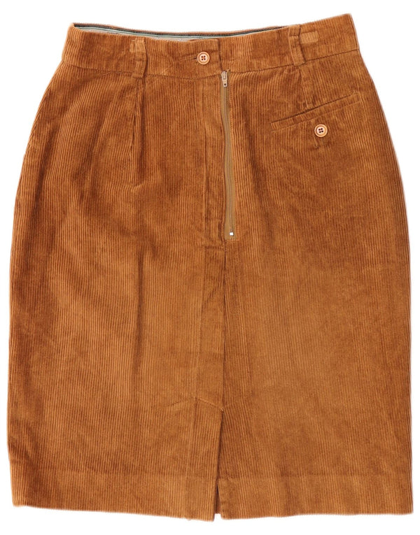 Max Mara Jupe Weekend en velours côtelé pour femme UK 12 Medium W28 Coton marron