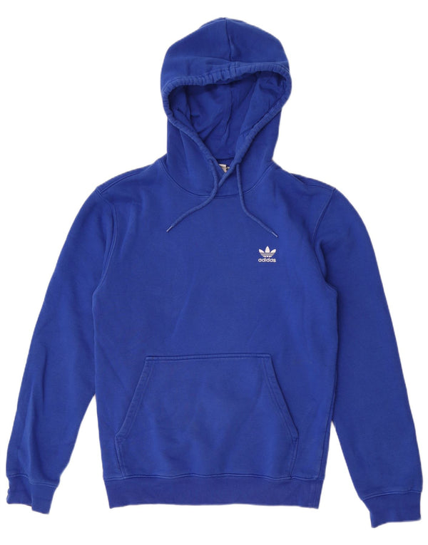 Adidas Pull à capuche pour homme Petit Bleu Coton