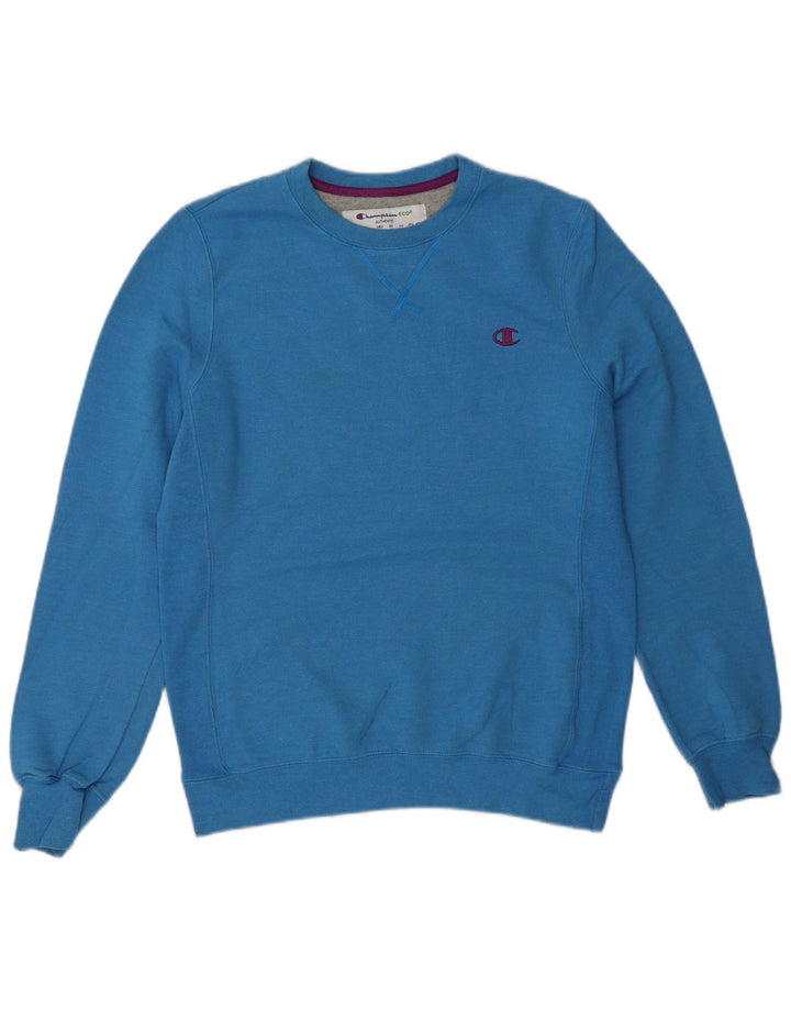 CHAMPION Sweat-shirt pour femme UK 14 Bleu moyen Coton