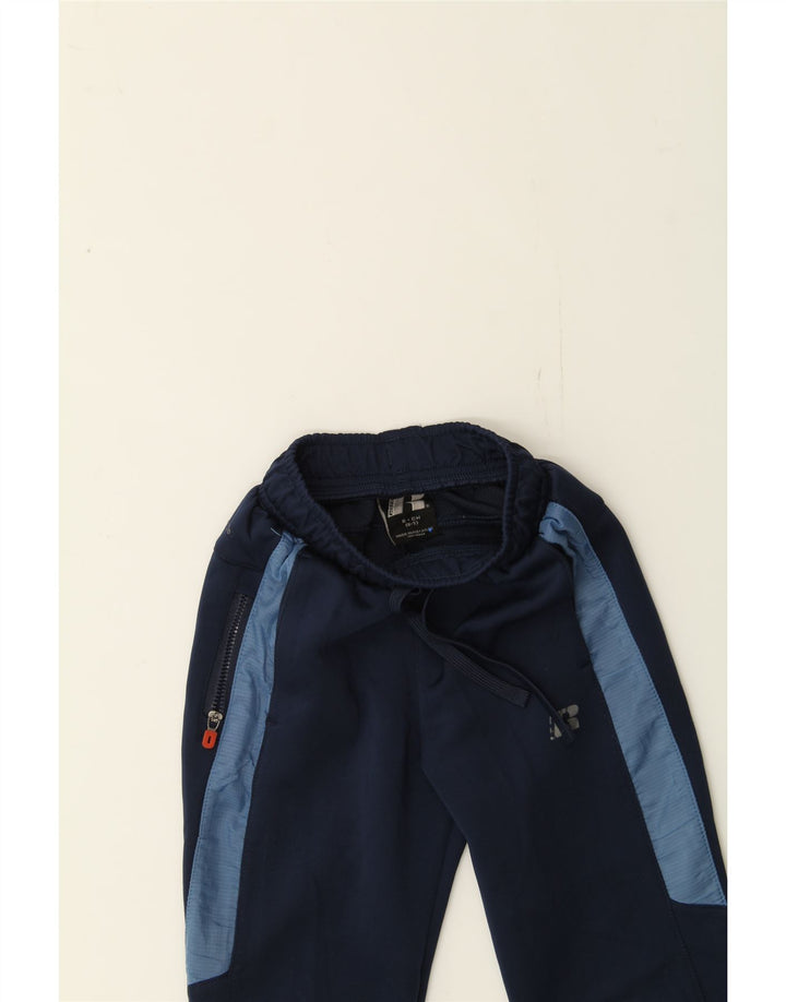 RUSSELL ATHLETIC Boys Tracksuit Trousers 6-7 Years Small  Navy Blue Vintage Russell Athletic and Second-Hand Russell Athletic from Messina Hembry 