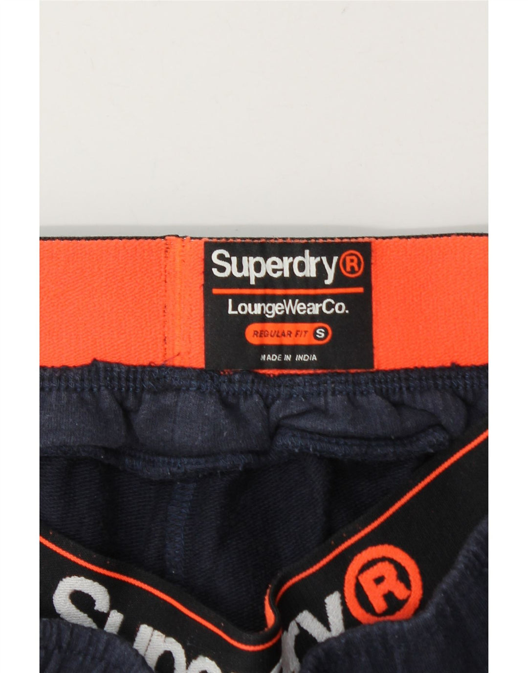 Superdry Short de Sport Regular Fit Homme Bleu Marine Petit