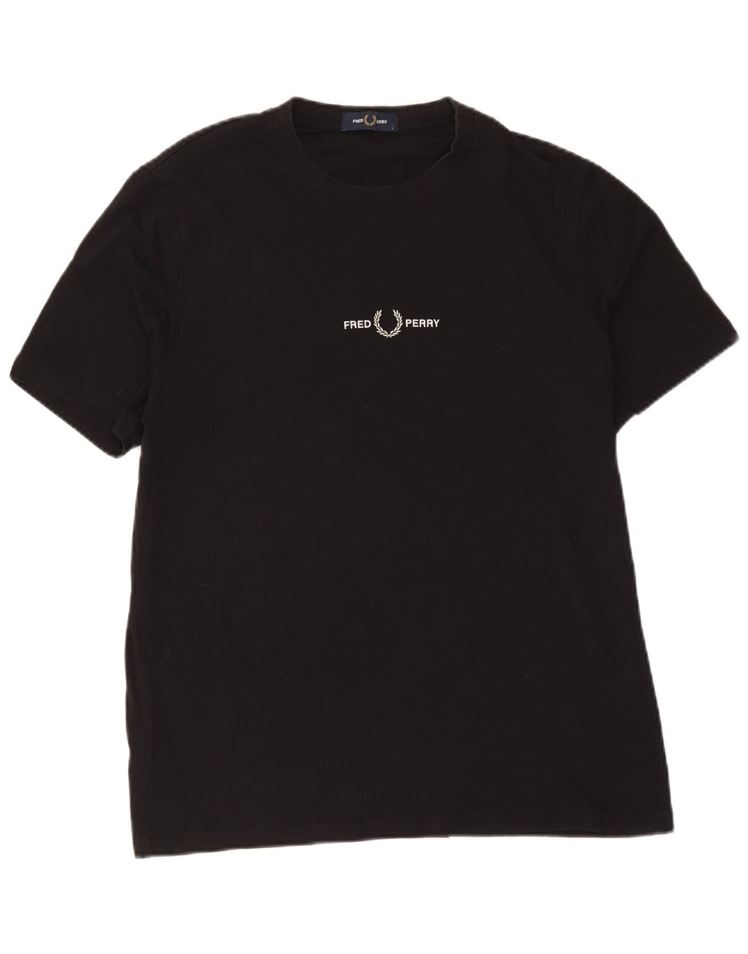 Fred Perry T-Shirt Homme Haut Large Noir Coton