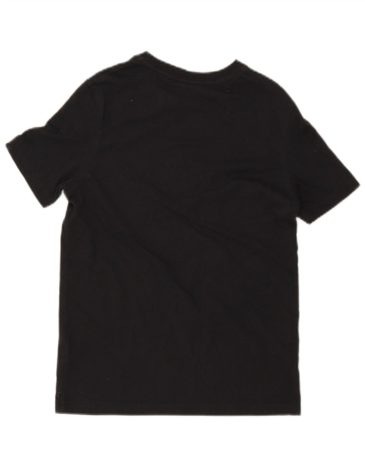 CANTERBURY T-Shirt Graphique Garçon 11-12 ans Noir Coton